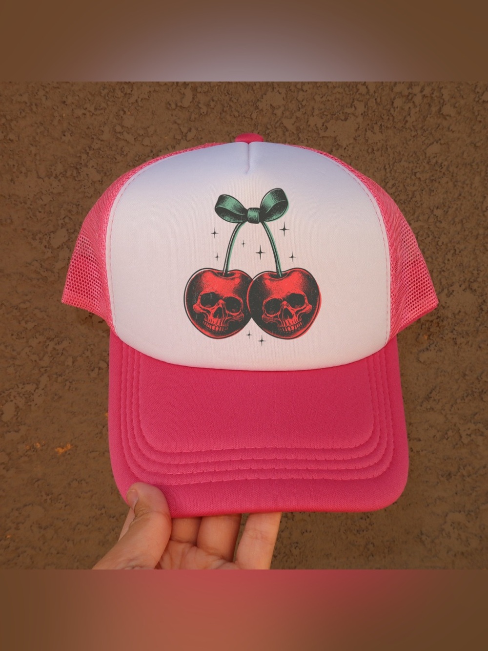Cherry Graves Trucker Hat